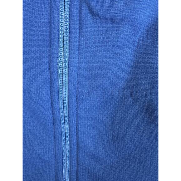 *Flawed* Patagonia Piton Hybrid Polartec Fleece Vest Men's Large Blue Full ZIp - Picture 7 of 14